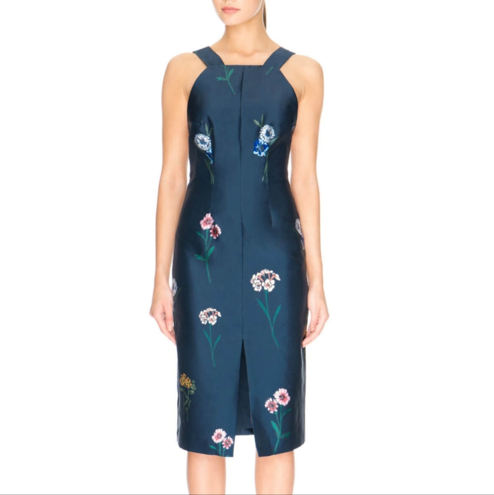 Keepsake Floral After Glow Midi Dress